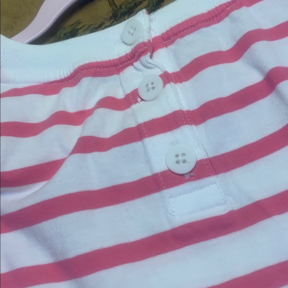 Pink and White Striped Tee ( spare room) - Picture 4 of 4